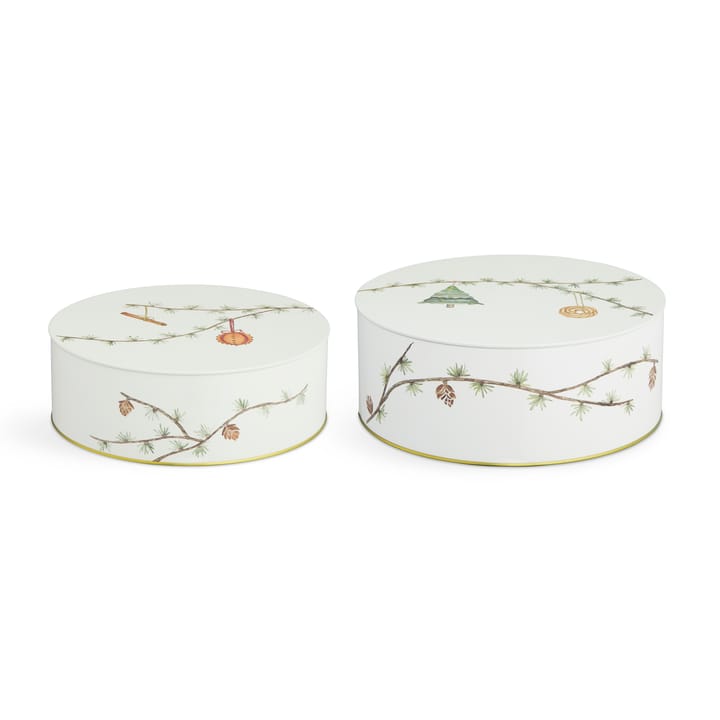 2 Botes de navidad Hammershøi, blanco Kähler