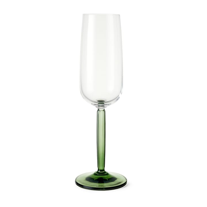 2 Copas de champagne Hammershøi 24 cl, verde Kähler