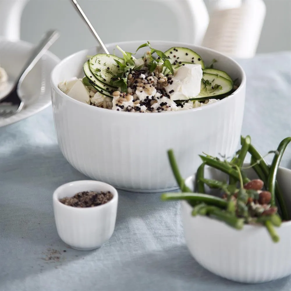 2 Hueveras Hammershøi, blanco Kähler