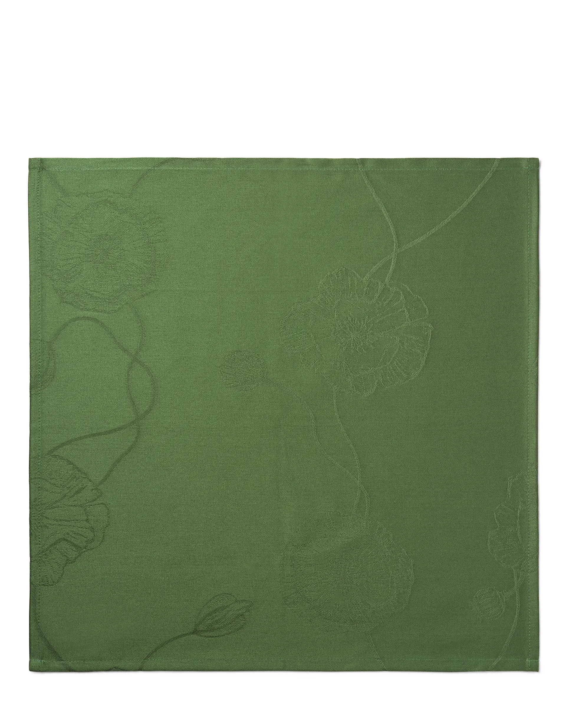 4 Servilletas de tela Hammershøi Poppy 45x45 cm, verde Kähler