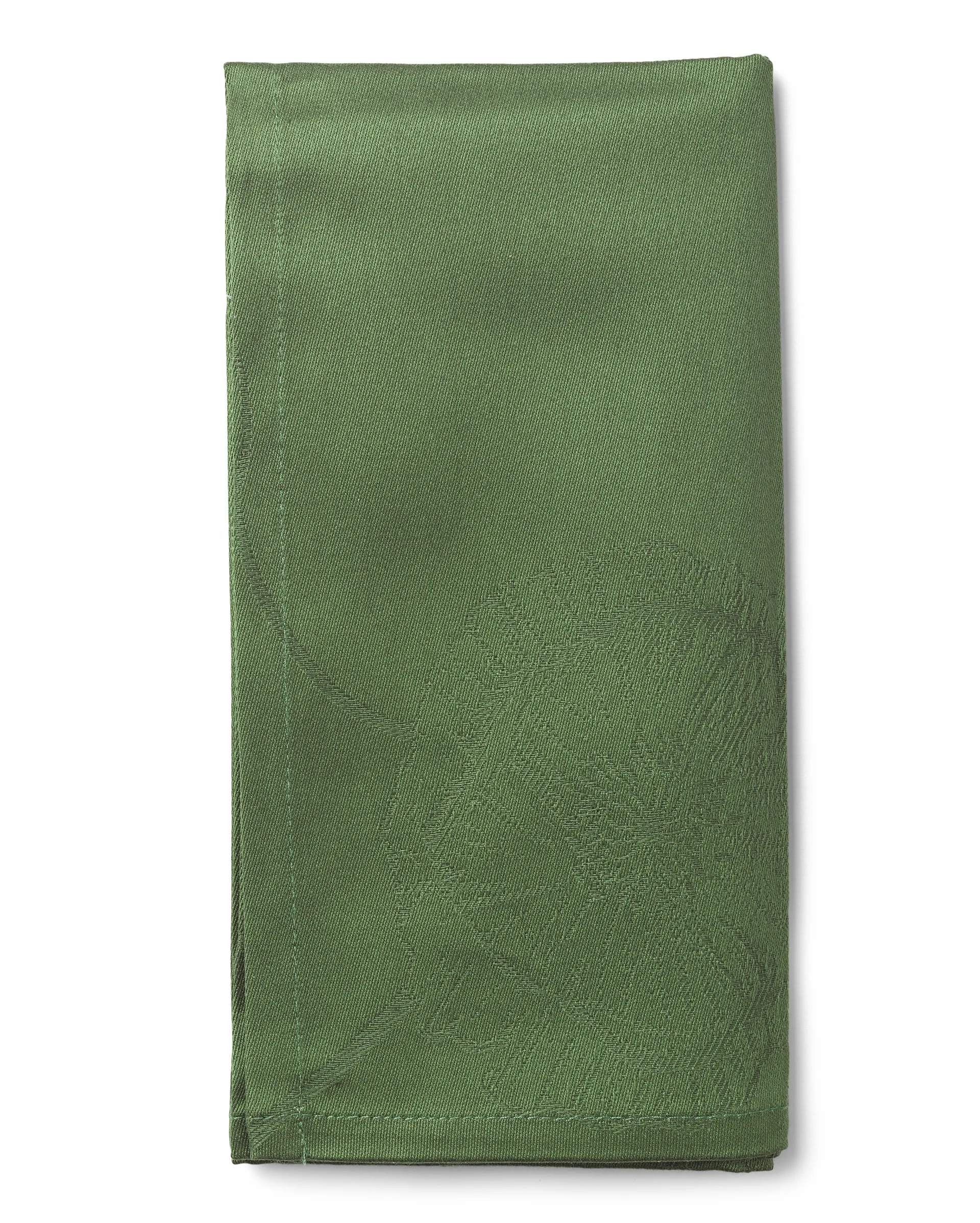 4 Servilletas de tela Hammershøi Poppy 45x45 cm, verde Kähler