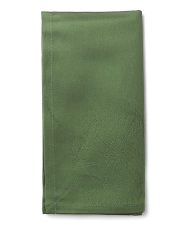 4 Servilletas de tela Hammershøi Poppy 45x45 cm - verde - Kähler