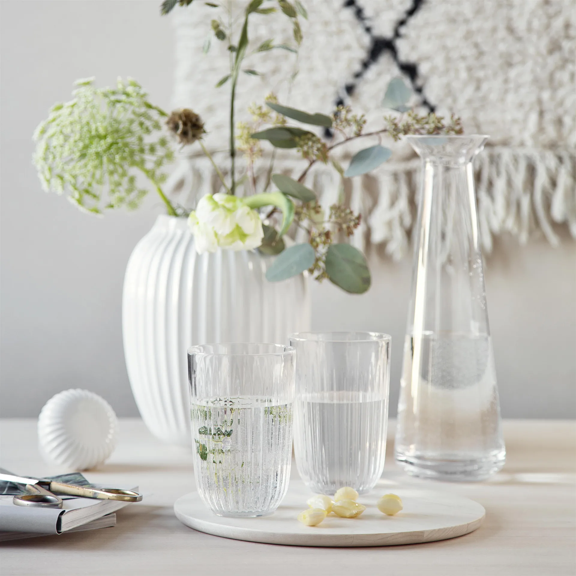 4 Vasos Hammershøi 33 cl, transparente Kähler