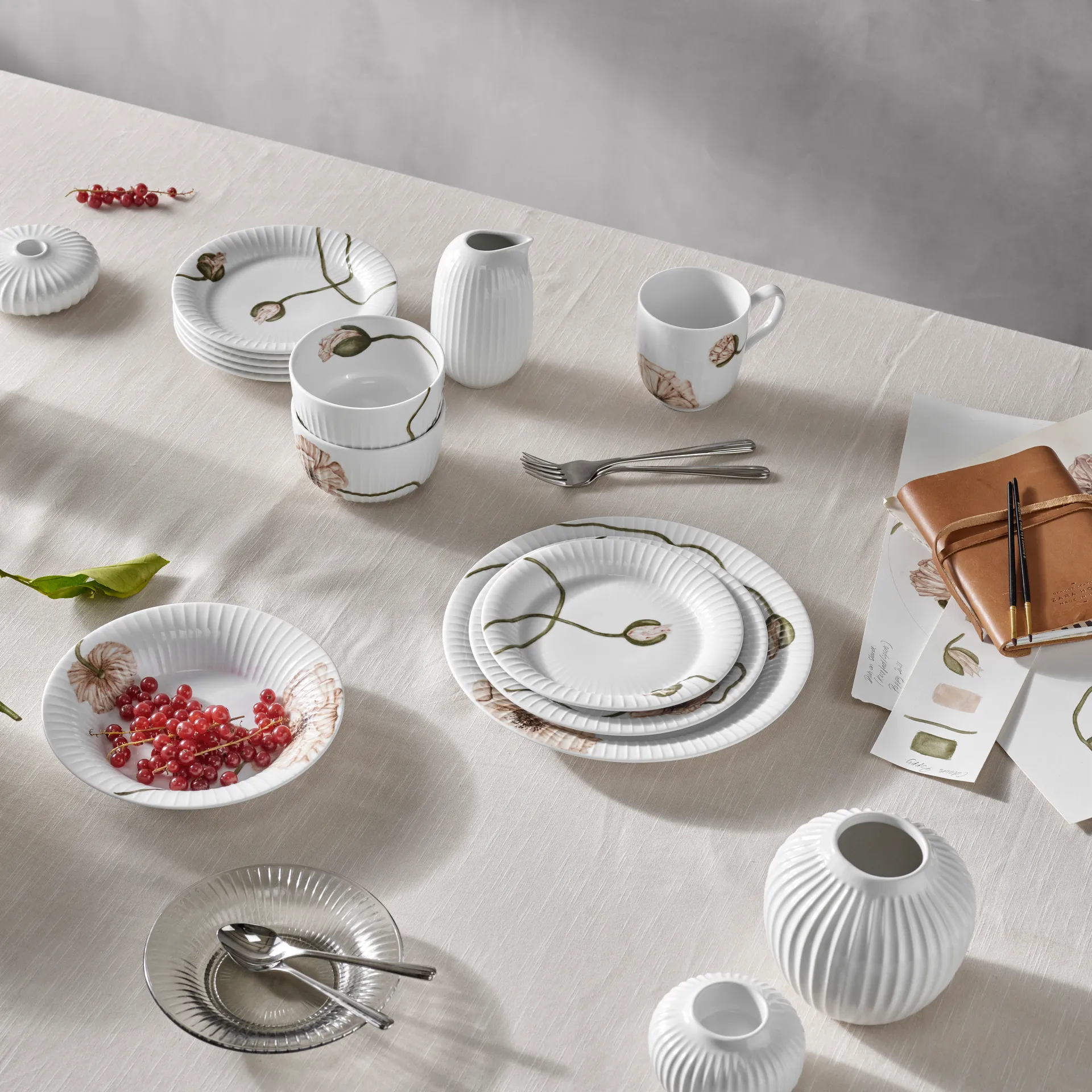 Bol Hammershøi Poppy 12 cm, blanco Kähler