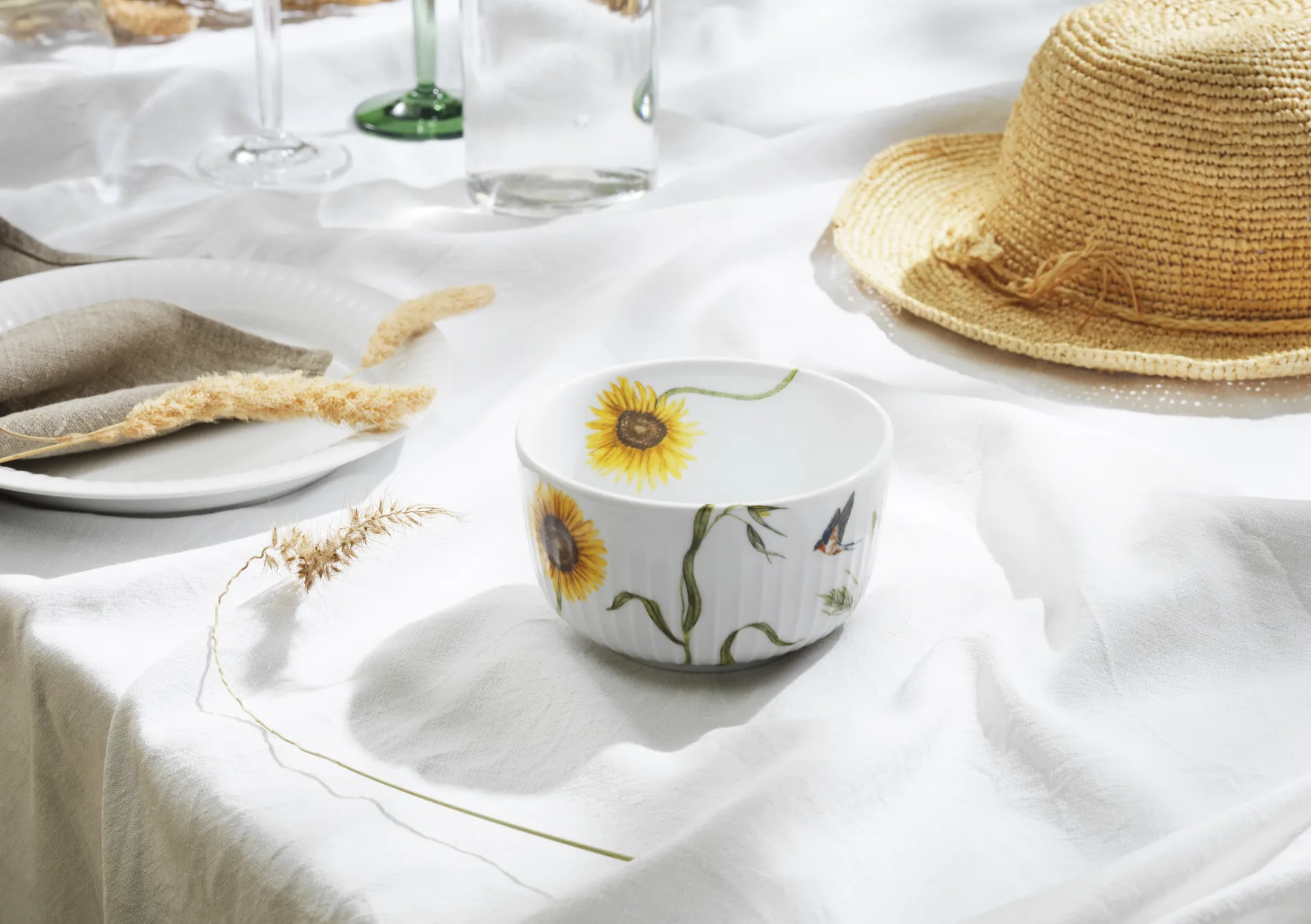 Bol Hammershøi summer Ø12 cm, Sunflower Kähler