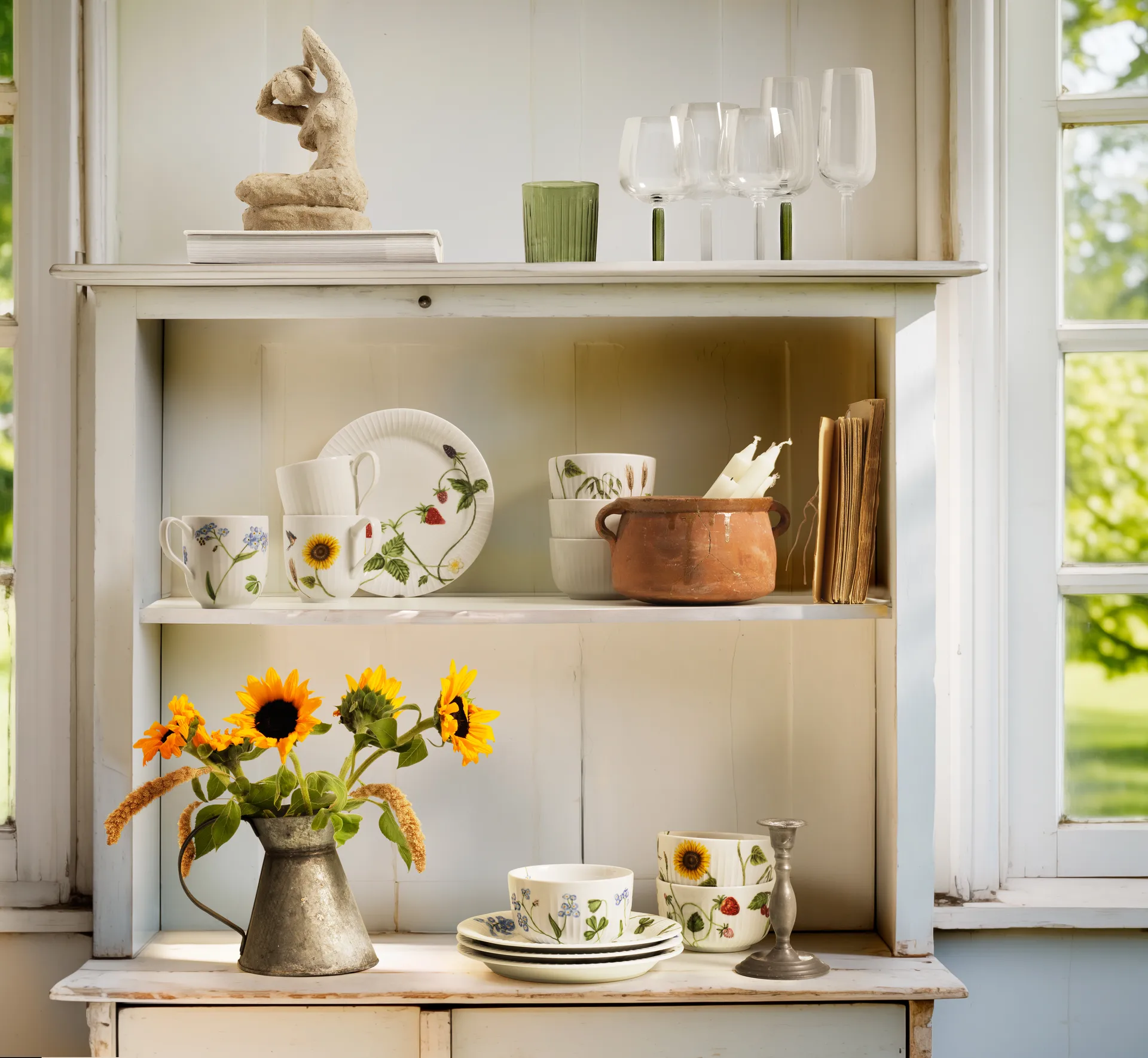 Bol Hammershøi summer Ø12 cm, Sunflower Kähler