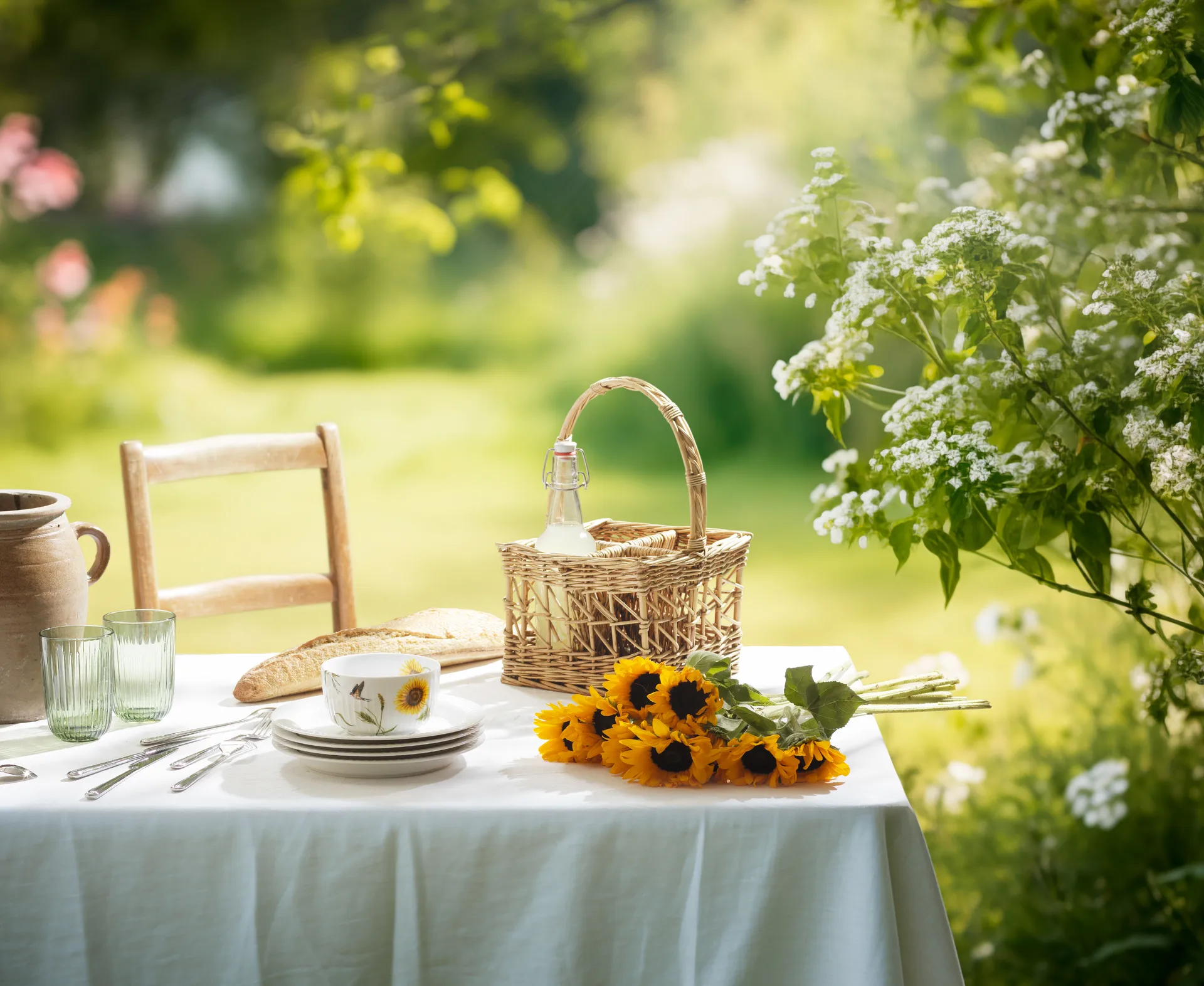 Bol Hammershøi summer Ø12 cm, Sunflower Kähler