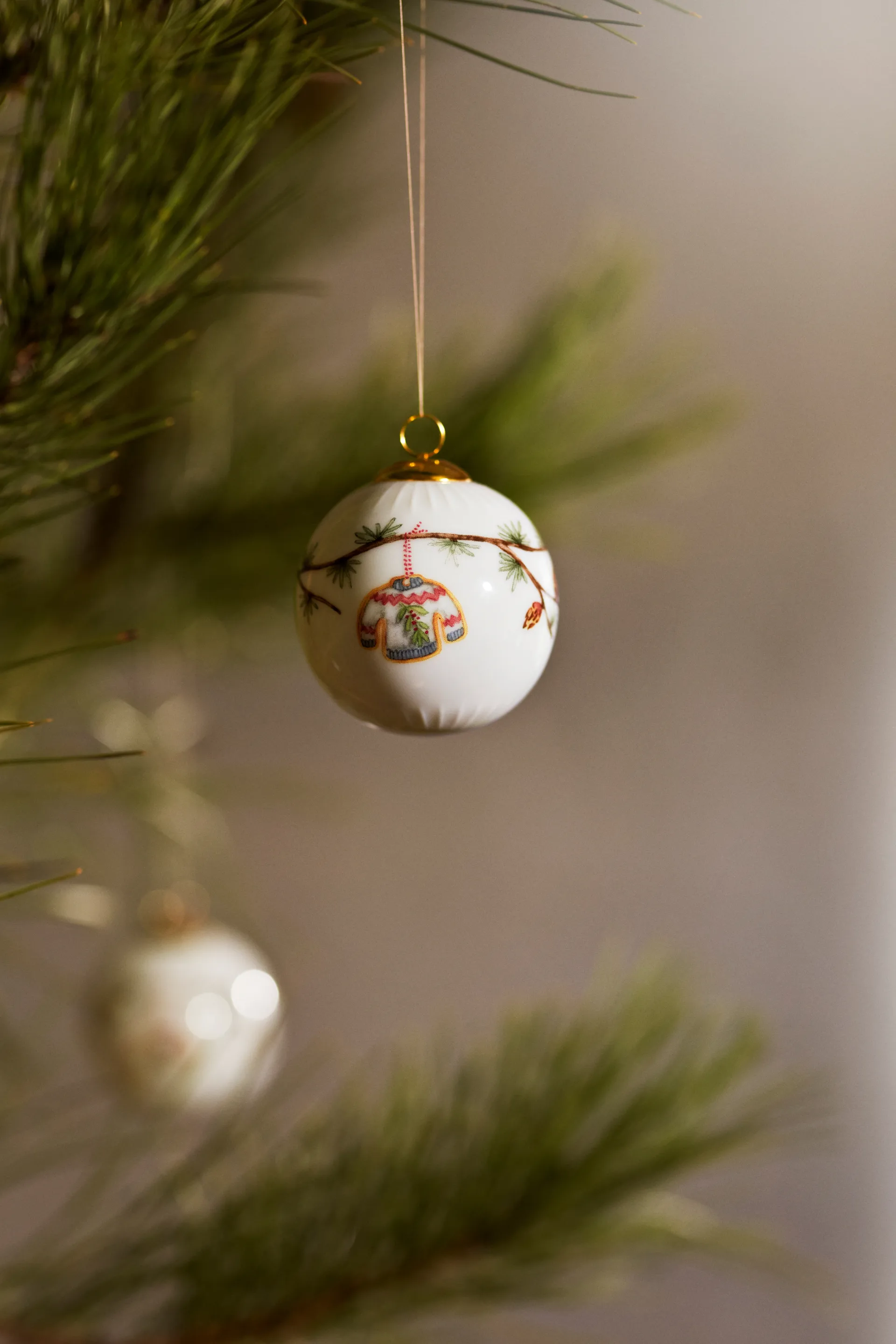 Bola de Navidad Hammershøi Christmas Ø6 cm, 2025 Kähler