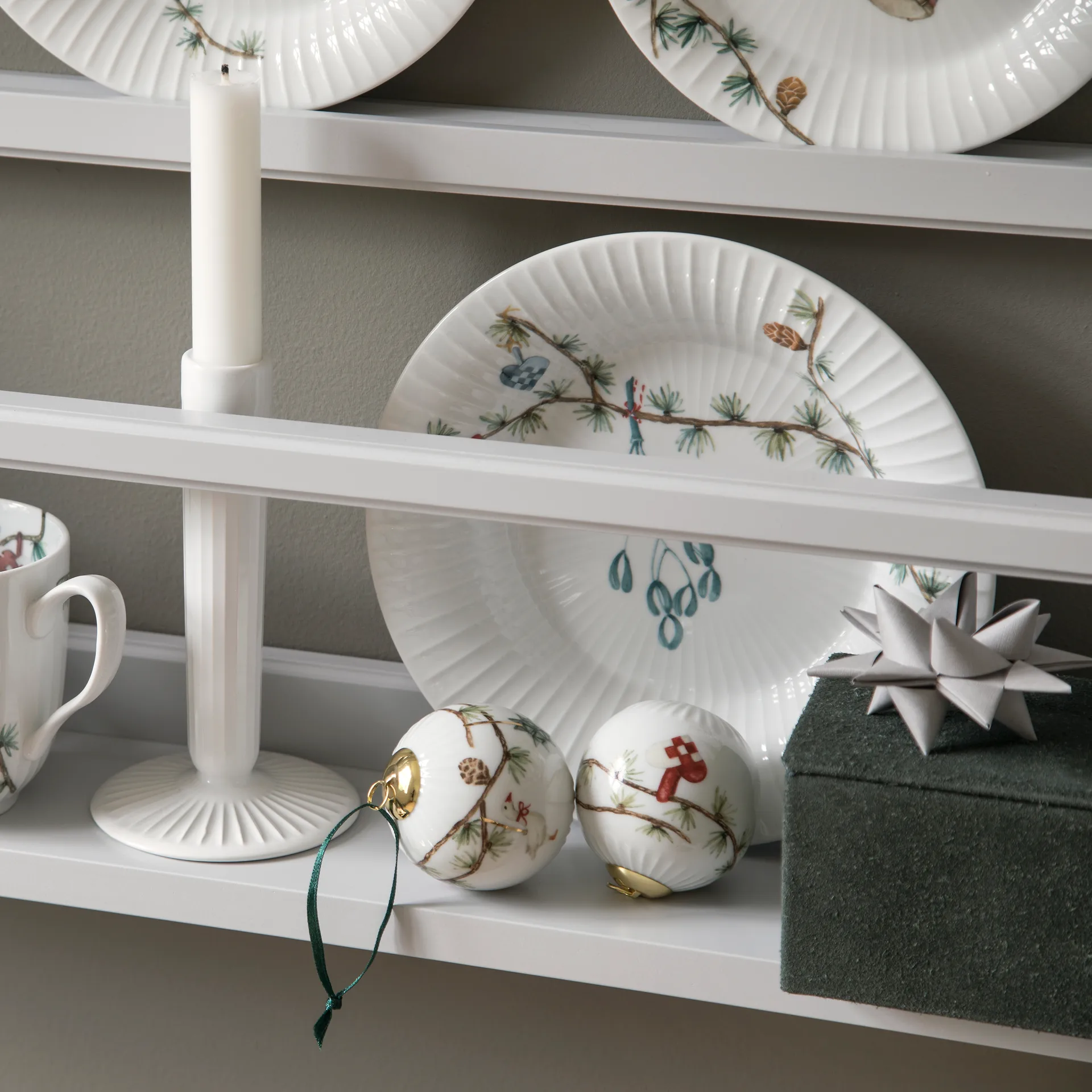 Bola de Navidad Hammershøi Jul, 6 cm Kähler