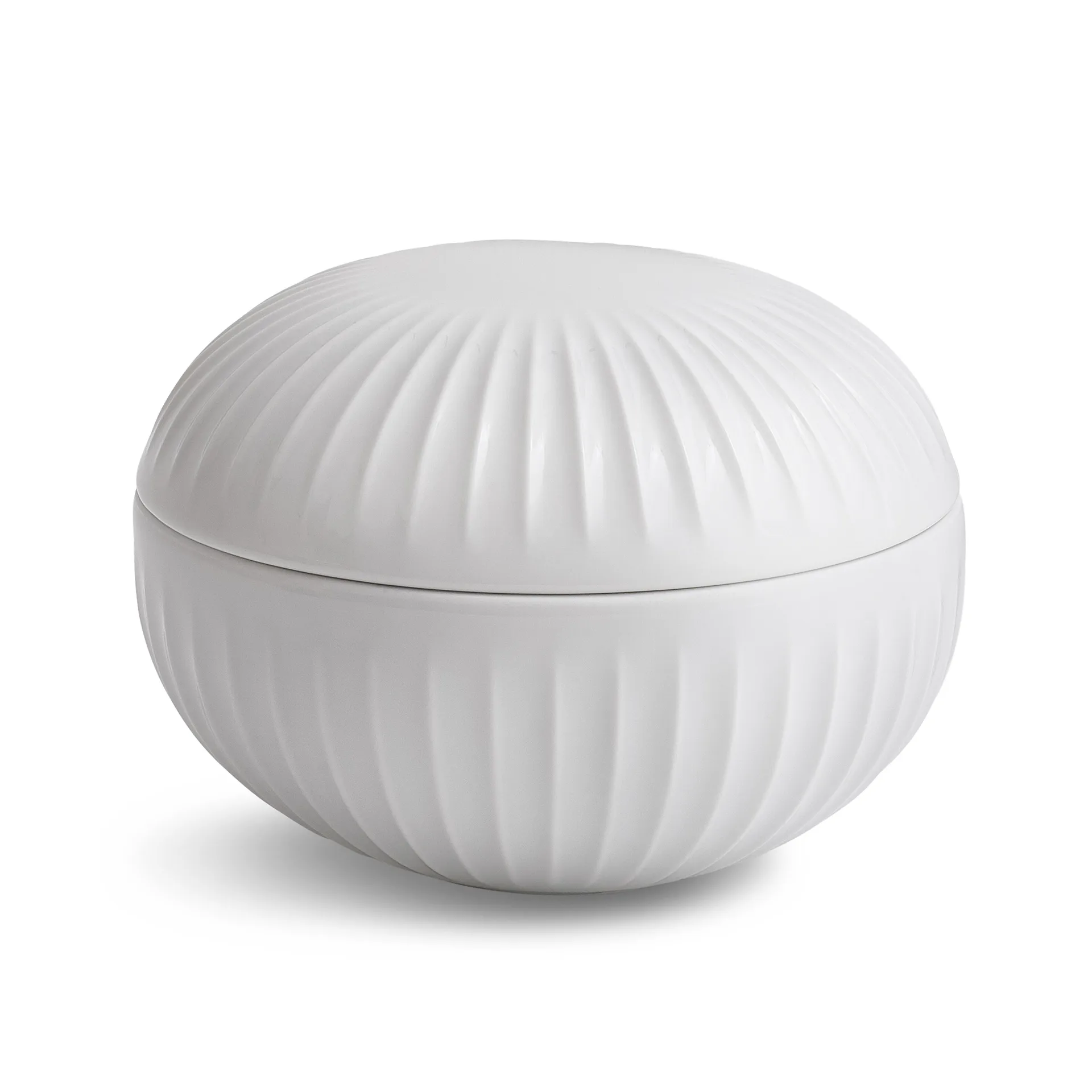 Caja con tapa Hammershøi, blanco Kähler