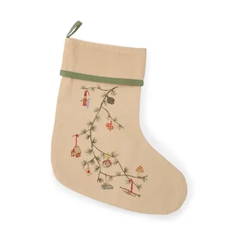 Calcetín de Navidad Hammershøi Christmas - Beige - Kähler