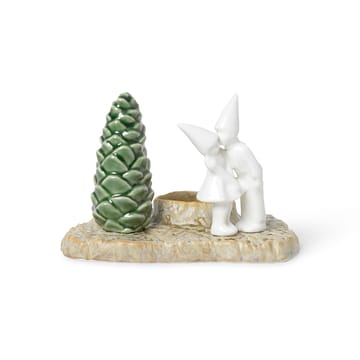 Candelabro Christmas Tales julpuss 12 cm - blanco - Kähler