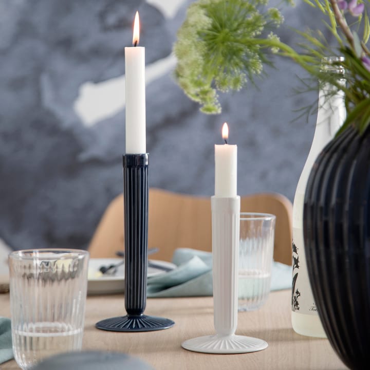Candelabro Hammershøi 17 cm, blanco Kähler
