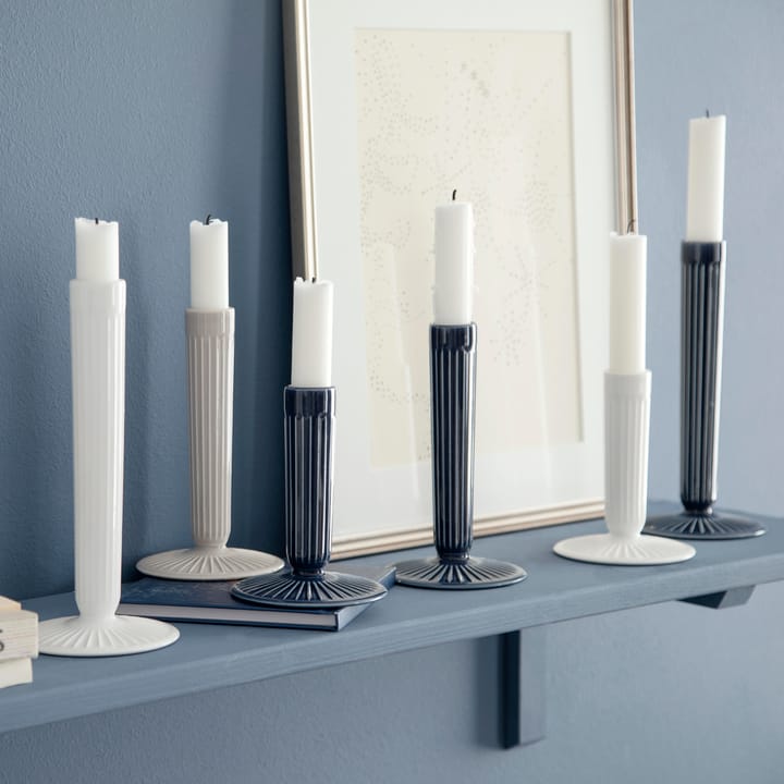Candelabro Hammershøi 21 cm, blanco Kähler
