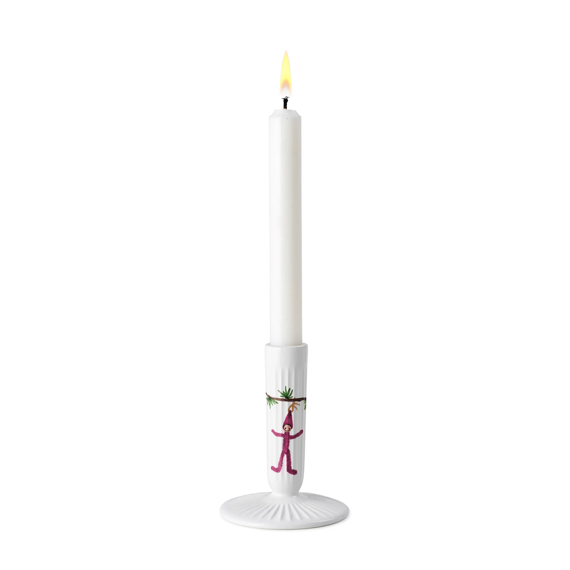 Candelabro Hammershøi Christmas blanco, 12 cm Kähler