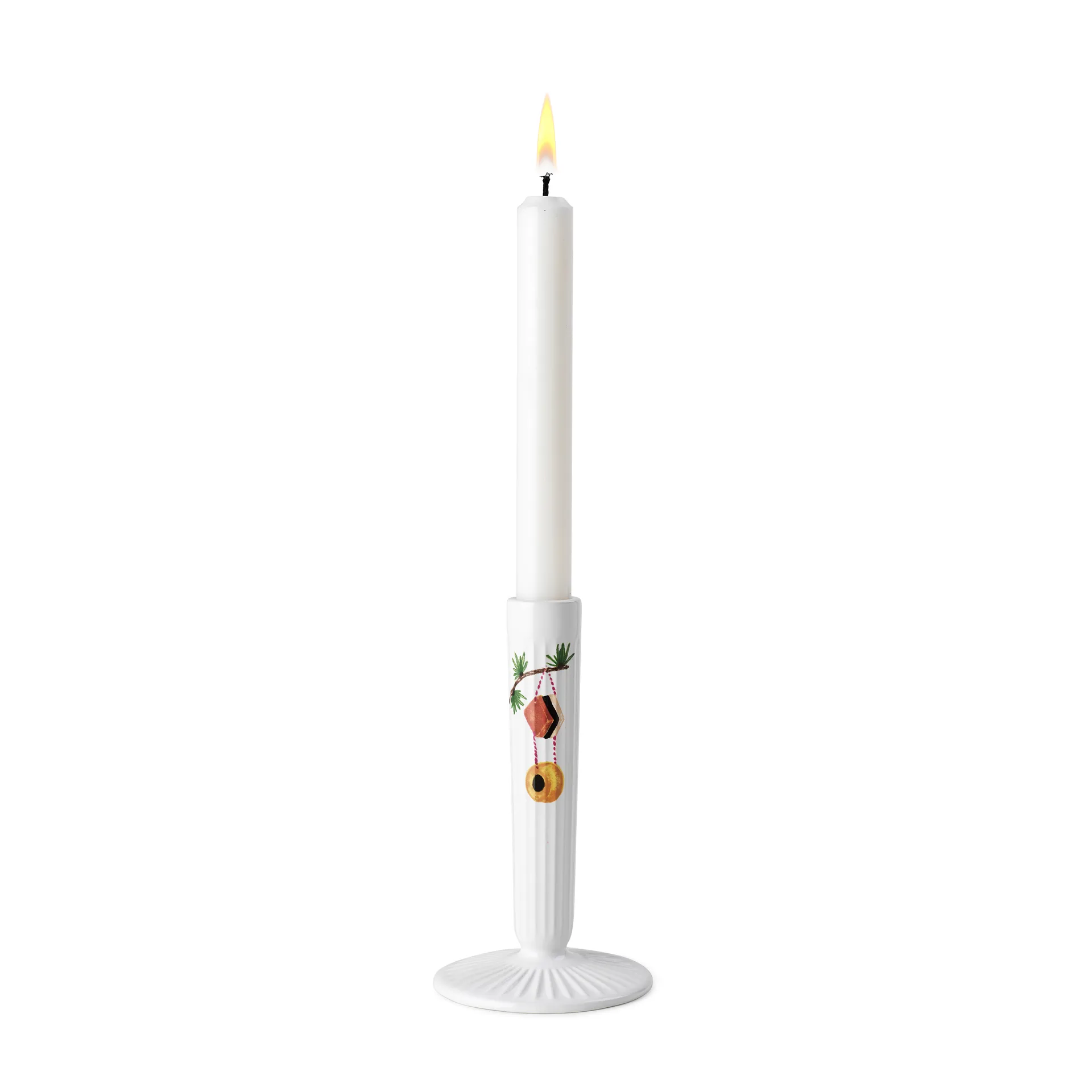 Candelabro Hammershøi Christmas blanco, 16 cm Kähler