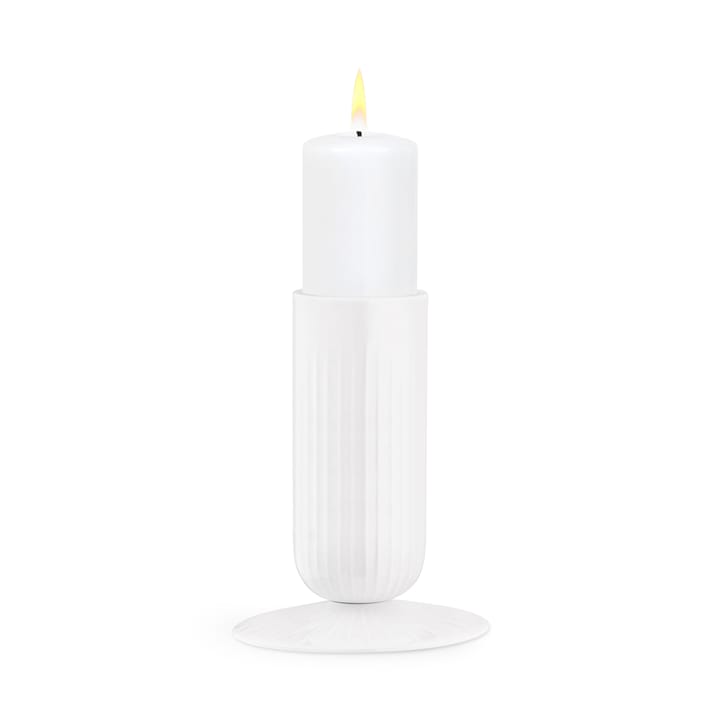 Candelabro Hammershøi vela gruesa 14,5 cm, blanco Kähler