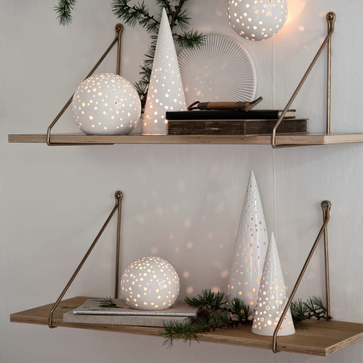 Candelabro Nobili, mediano, Snow white Kähler