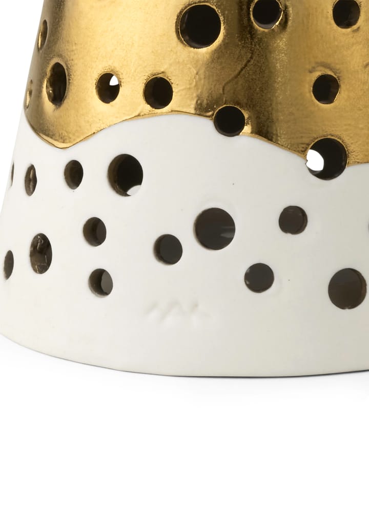Candelabro Nobili, pequeño, Oro-blanco Kähler