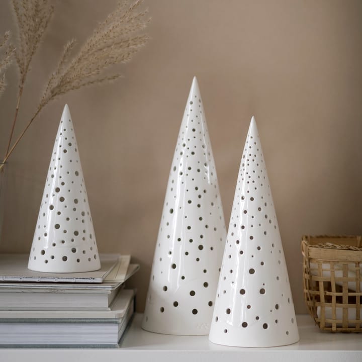 Candelabro Nobili, pequeño, Snow white Kähler