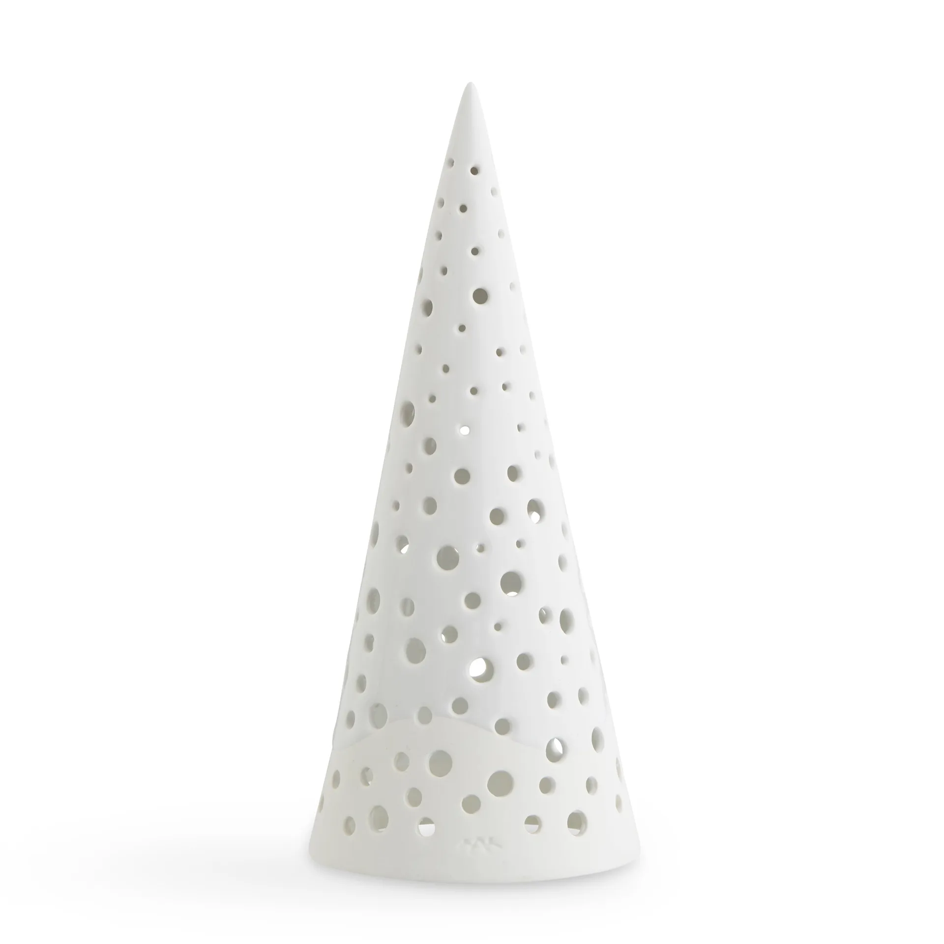 Candelabro Nobili, pequeño, Snow white Kähler