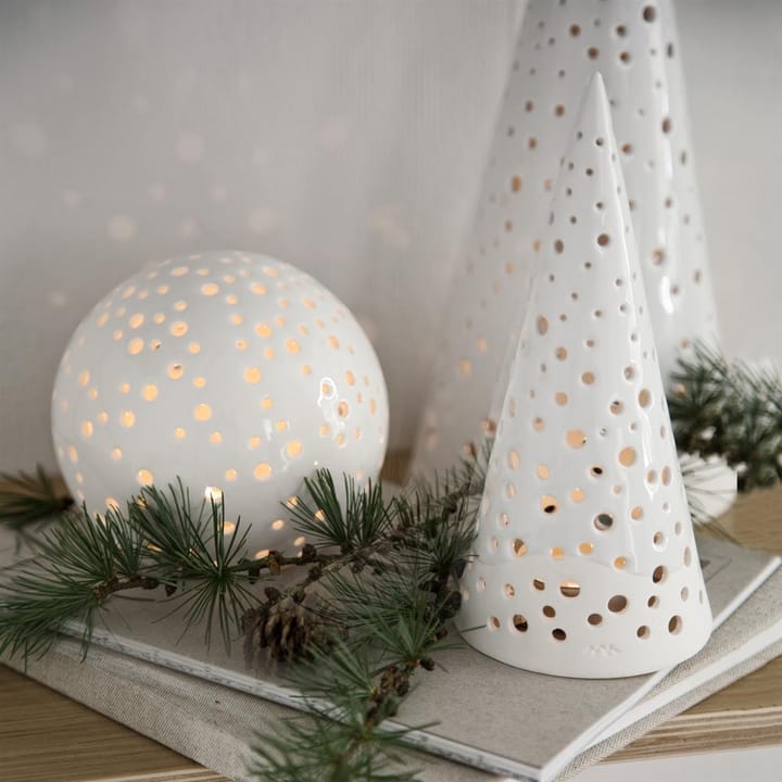 Candelabro Nobili, pequeño, Snow white Kähler