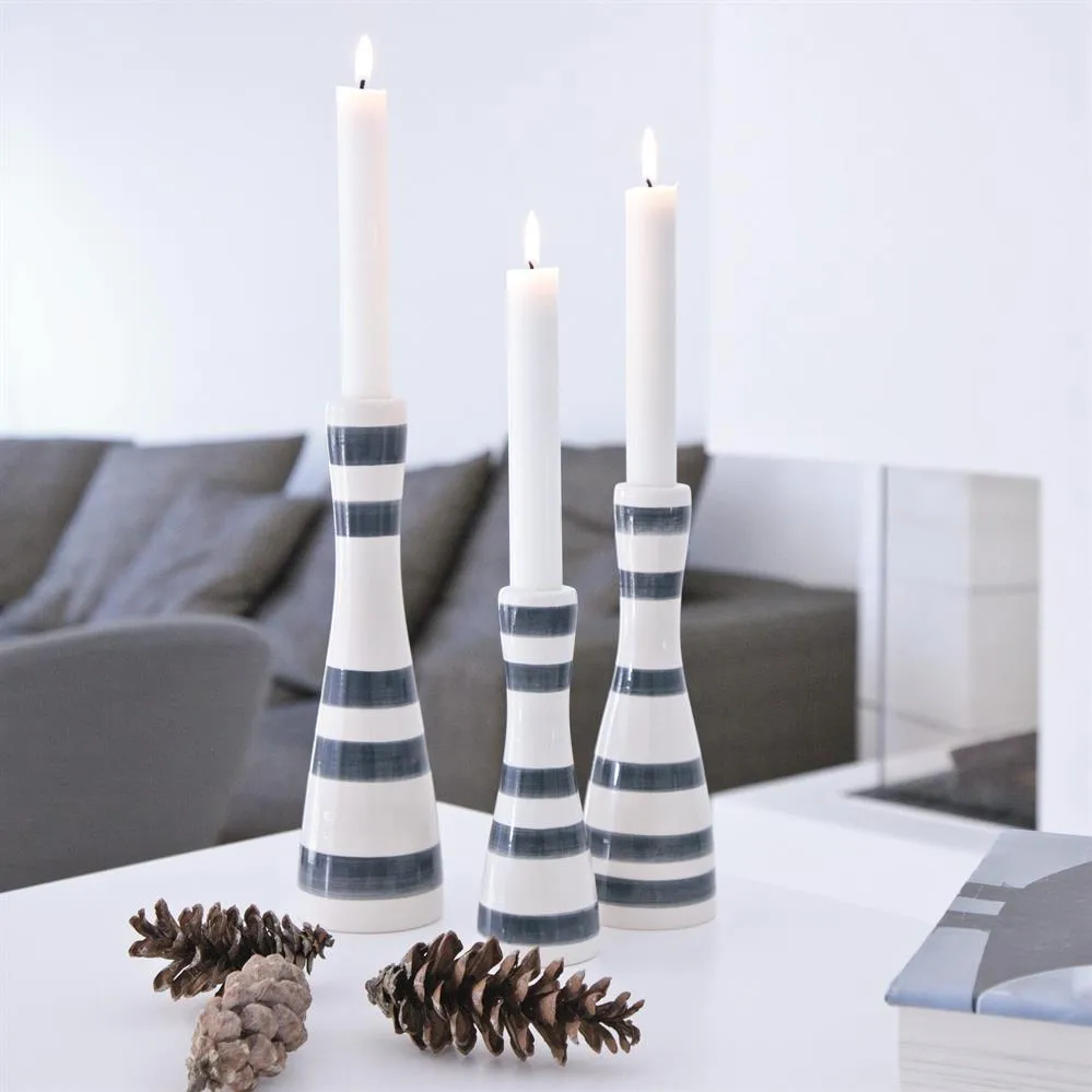 Candelabro Omaggio grande, gris granito Kähler