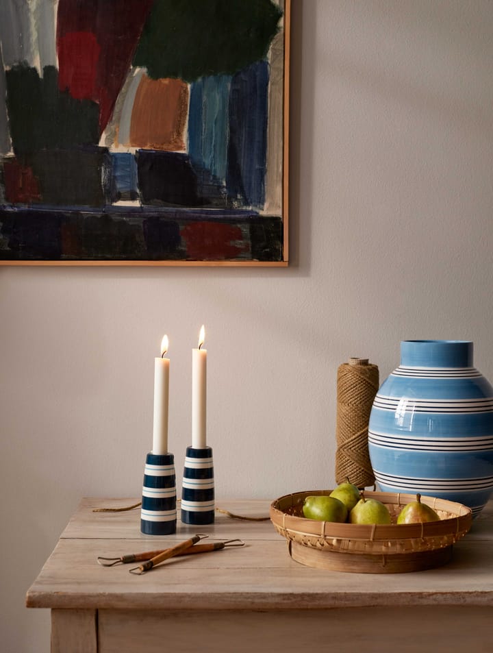 Candelabro Omaggio Nuovo 12 cm, Azul oscuro Kähler
