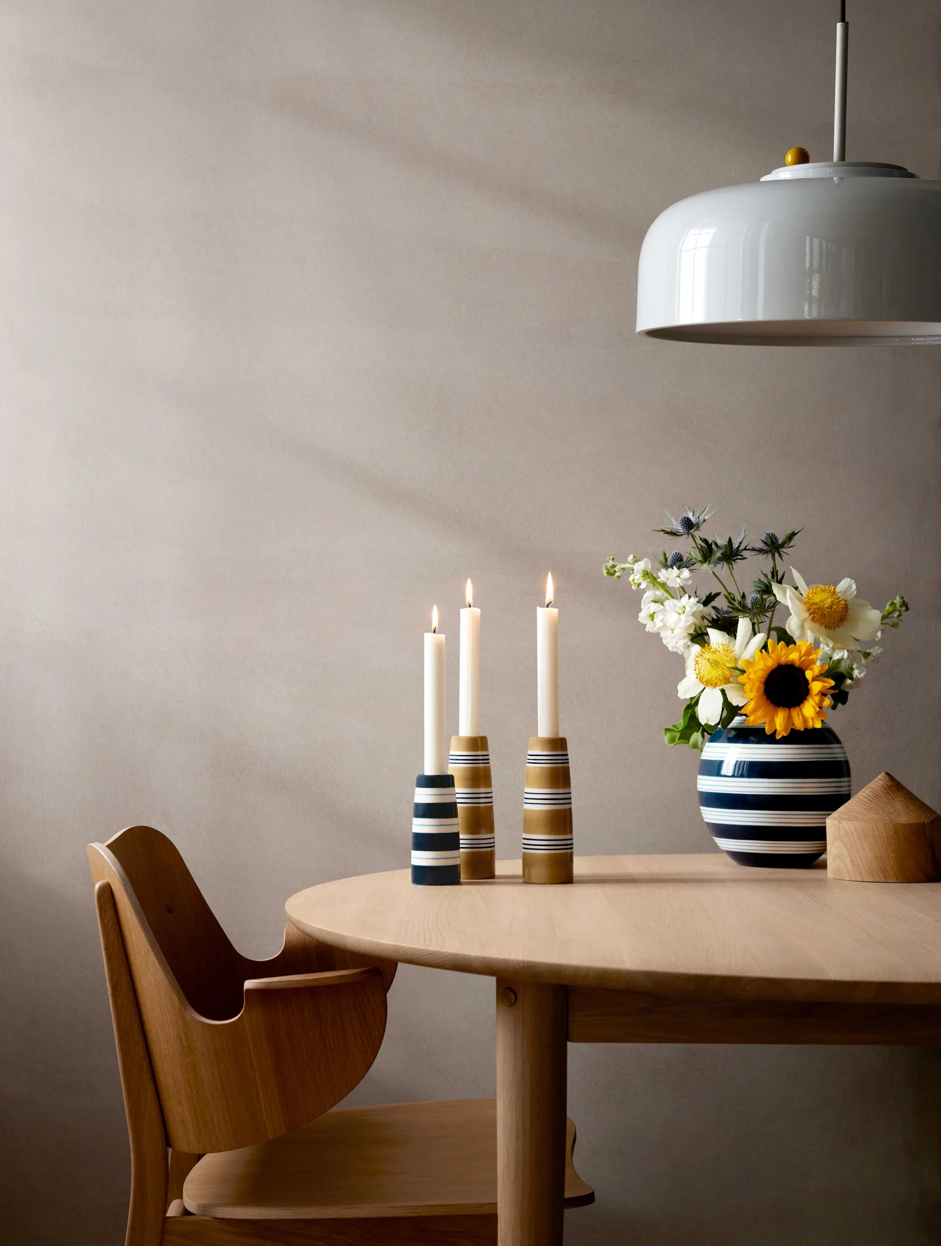 Candelabro Omaggio Nuovo 16 cm, Ocre Kähler