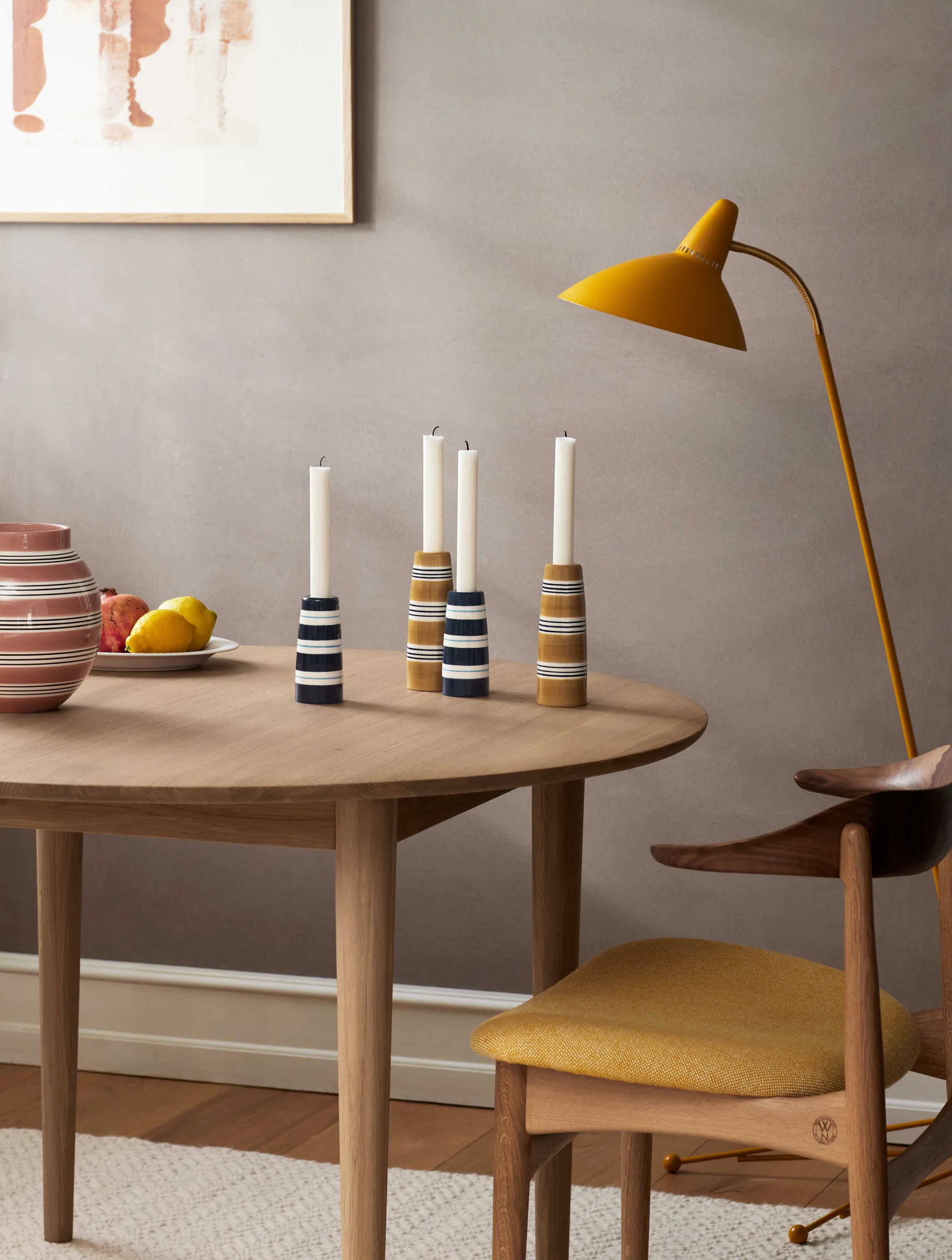 Candelabro Omaggio Nuovo 16 cm, Ocre Kähler