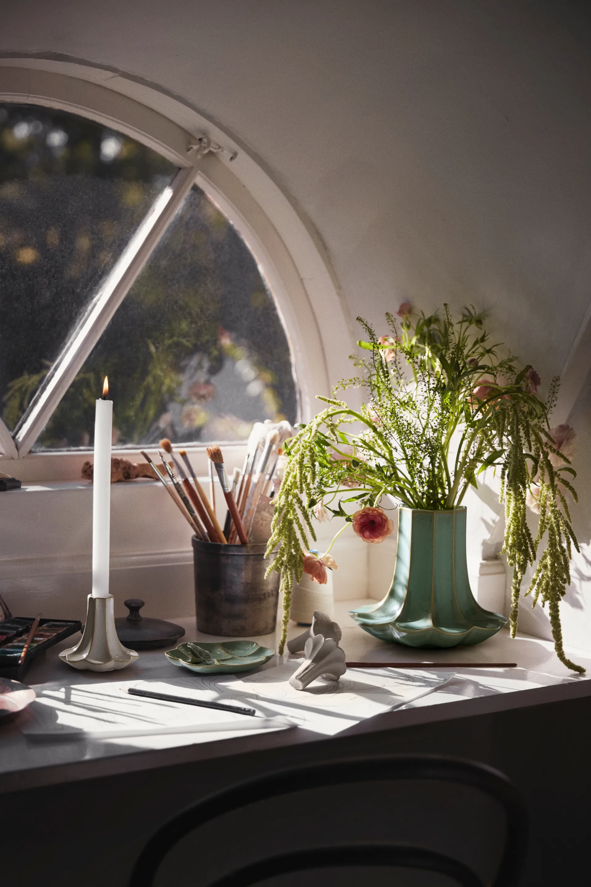 Candelero Kantarell, Arena, 10 cm Kähler