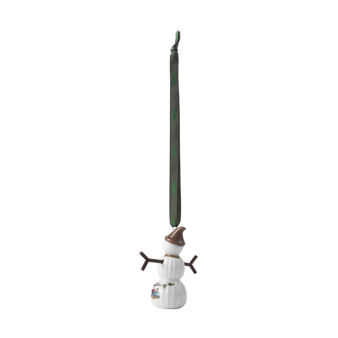 Colgante Hammershøi Christmas niño de nieve, Blanco Kähler