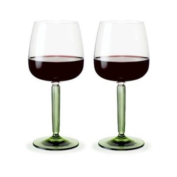 Copa de vino tinto Hammershøi 49 cl 2-pack - Transparente-verde - Kähler