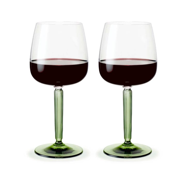 Copa de vino tinto Hammershøi 49 cl 2-pack, Transparente-verde Kähler