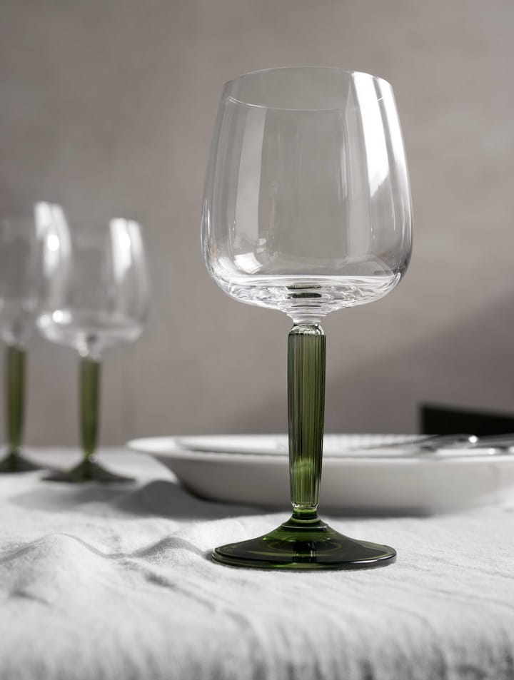 Copa de vino tinto Hammershøi 49 cl 2-pack, Transparente-verde Kähler