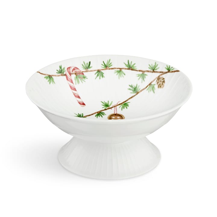 Cuenco de navidad con pie Hammershøi Ø16 cm, blanco Kähler
