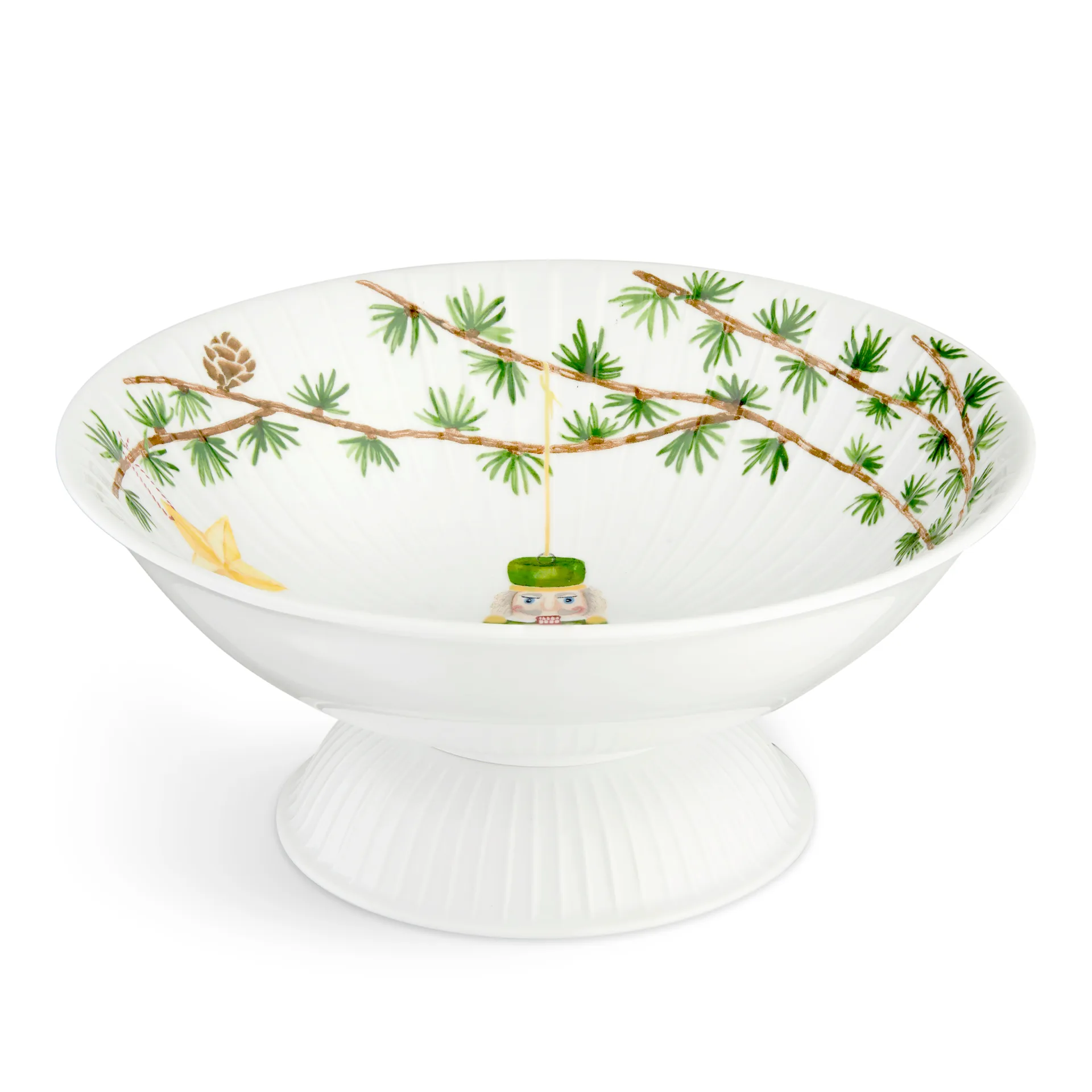 Cuenco de navidad con pie Hammershøi Ø23 cm, blanco Kähler
