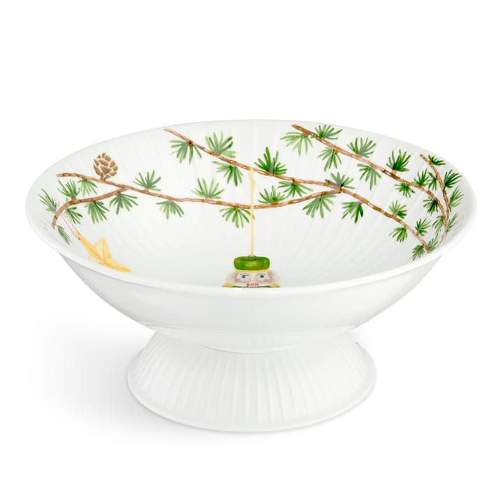 Cuenco de navidad con pie Hammershøi Ø23 cm, blanco Kähler