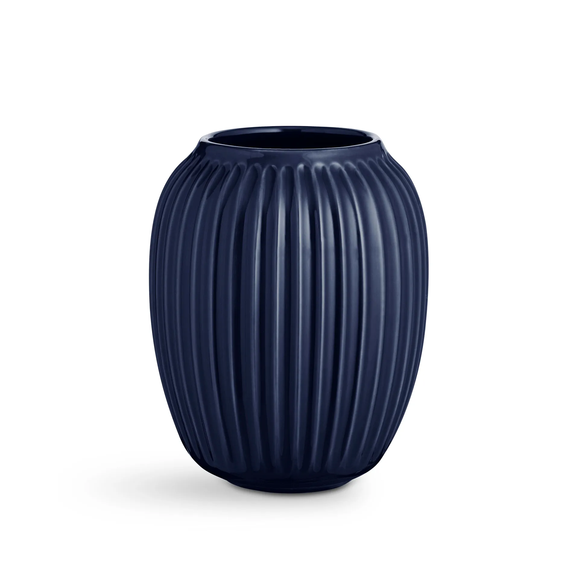 Florero Hammershøi mediano, indigo Kähler