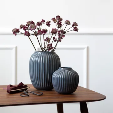 Florero Hammershøi pequeño - gris antracita - Kähler
