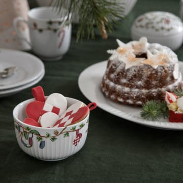 Hammershøi Cuenco de navidad Ø12 cm - blanco - Kähler