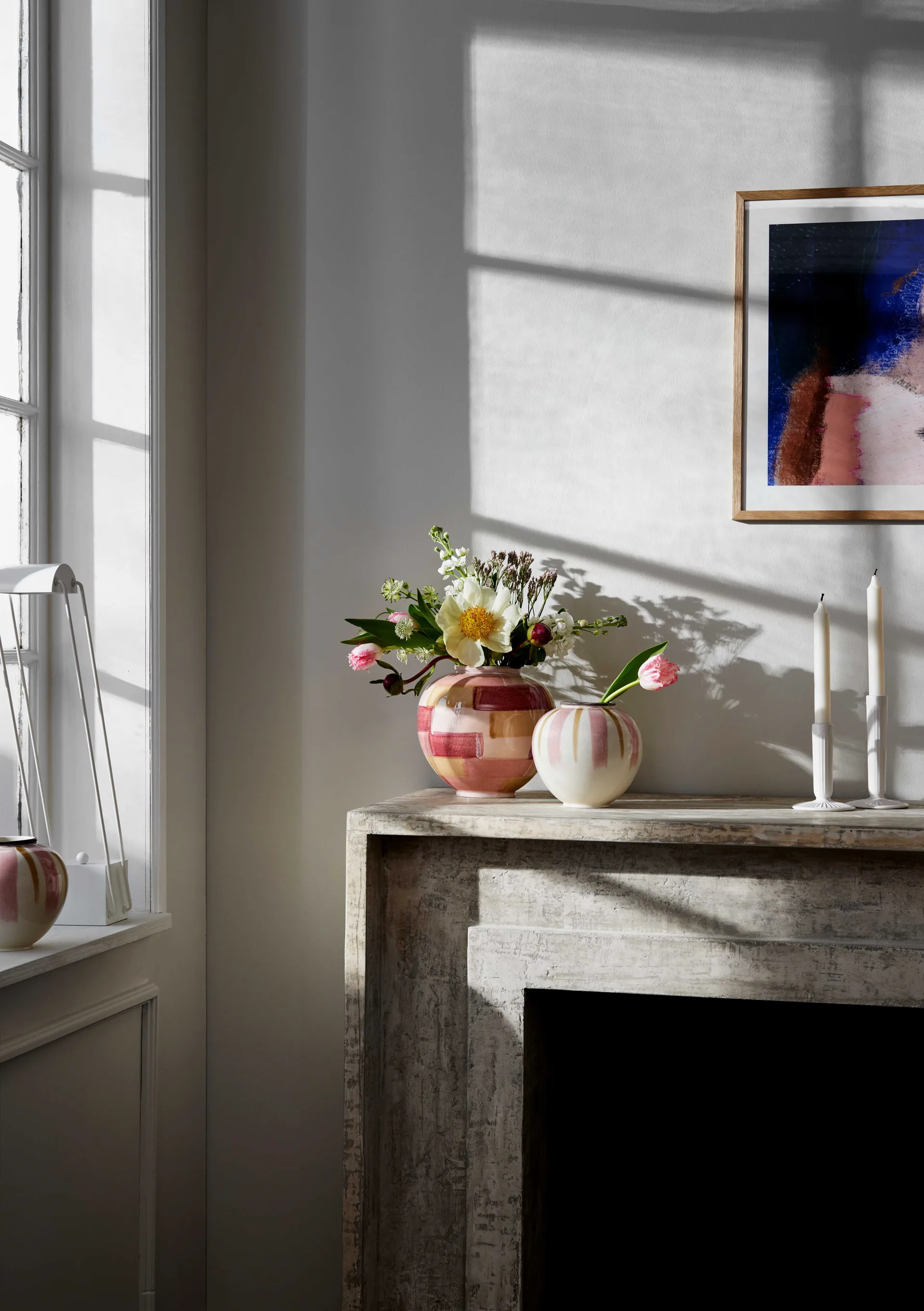 Jarrón Canvas 15 cm, Rosa-marrón Kähler