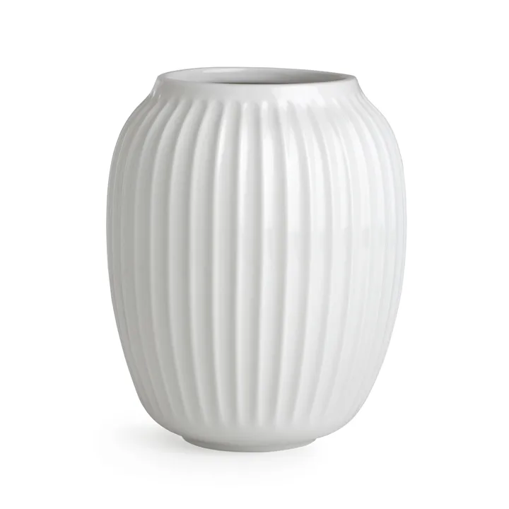Jarrón Hammershøi - Blanco, mediano 21 cm - Kähler