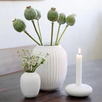 Jarrón Hammershøi - Blanco, mediano 21 cm - Kähler