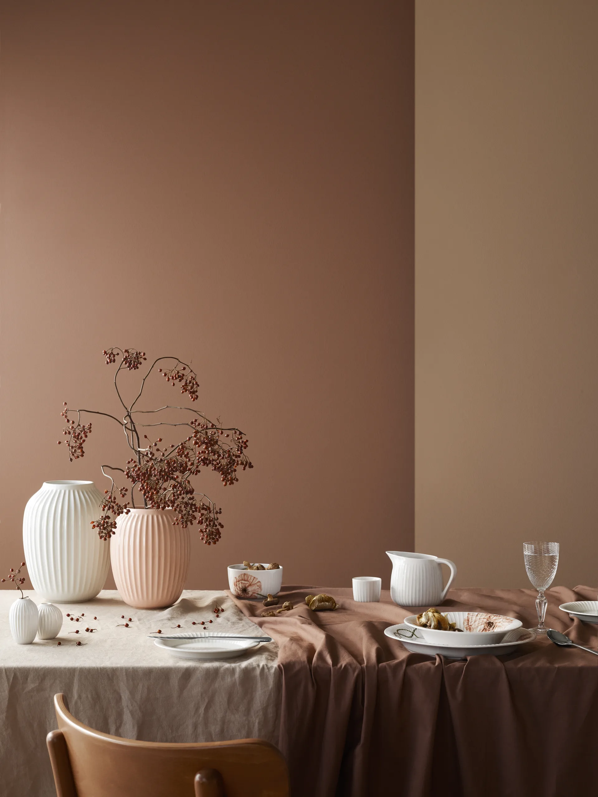 Jarrón Hammershøi grande, blanco Kähler