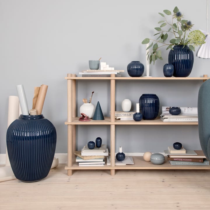 Jarrón Hammershøi grande, indigo Kähler
