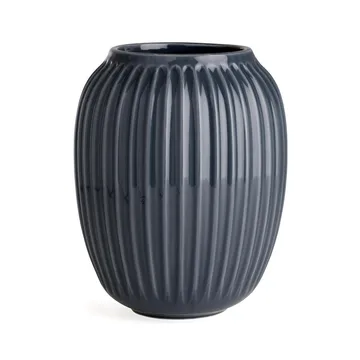 Jarrón Hammershøi - Gris antracita, mediano 21 cm - Kähler