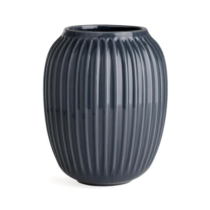 Jarrón Hammershøi - Gris antracita, mediano 21 cm - Kähler