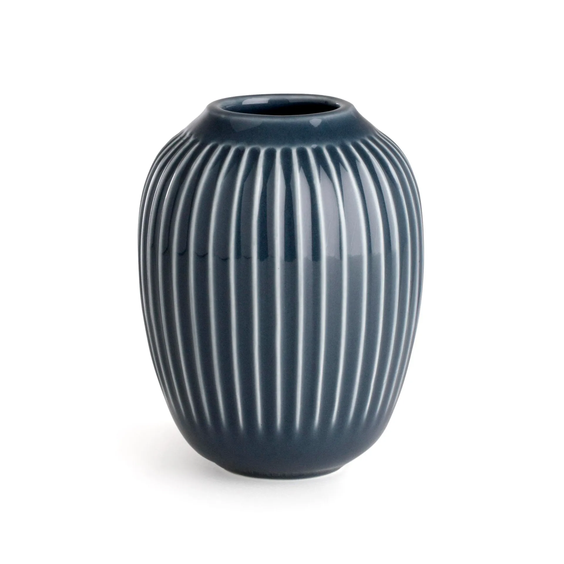 Jarrón Hammershøi, Gris antracita, mini 10 cm Kähler