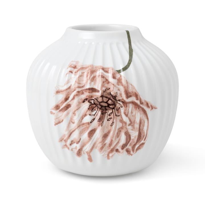 Jarrón Hammershøi Poppy 13 cm - blanco - Kähler